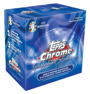 2023-24 Topps UEFA Euro Chrome Sapphire Soccer Hobby 10 Box Case